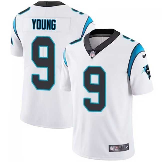 Men & Women & Youth Nike Carolina Panthers #9 Bryce Young White Vapor Untouchable Limited Stitched NFL Jersey